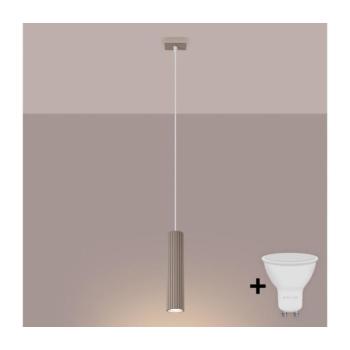 BRILAGI - LED függeszték kábellel CRESTO 1xGU10/10W/230V taupe BR.1759 kép