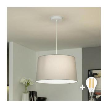 BRILAGI - LED függeszték zsinóron CERIA 1xE27/40W/230V átm. 45 cm szürke EG300171+EG781042 kép