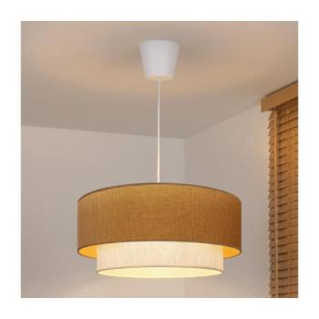 BRILAGI - LED függőlámpa kábellel BOHO ECO 1xE27/10W/230V átm. 40 cm bézs/krém 8590828052432 kép