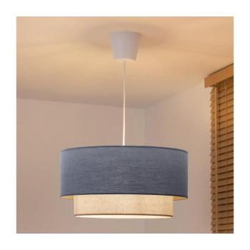 BRILAGI - LED függőlámpa zsinóron BOHO ECO 1xE27/10W/230V Ø 40 cm kék/krémszínű 8590828052401 kép