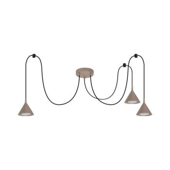 BRILAGI - LED Kábelen függesztett csillár CONE TRIPLE SPIDER 3xGX53/15W/230V bézs WO-E14-G12-BEI-OEM kép