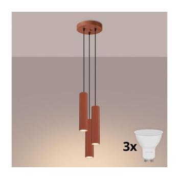 BRILAGI - LED kábeles csillár CRESTO 3xGU10/10W/230V narancssárga BR.1633 kép