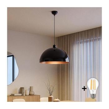 BRILAGI - LED kábeles függőlámpa METALO 1xE27/40W/230V átm. 40 cm fekete/réz 118OPV1118 kép