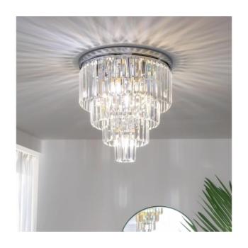 BRILAGI - LED kristály mennyezeti lámpa MOZART 5xE14/40W/230V, fényes króm BG-FC17106/4+1-CHR kép