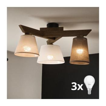 BRILAGI - LED mennyezeti lámpa ANTHONY 3xE14/40W/230V tölgy-dió 8590828610724 kép