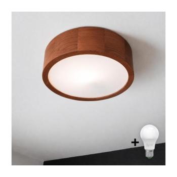 BRILAGI - LED mennyezeti lámpa CARVALHO 1xE27/15W/230V tölgy-cseresznye átm. 27 cm 8590828607106 kép