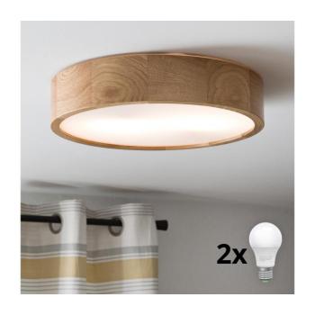 BRILAGI - LED mennyezeti lámpa CARVALHO 2xE27/15W/230V tölgy, átm. 37,5 cm 8590828606734 kép