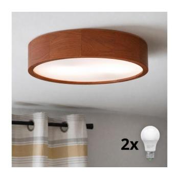 BRILAGI - LED mennyezeti lámpa CARVALHO 2xE27/15W/230V tölgy/cseresznye átm. 37 cm 8590828607113 kép