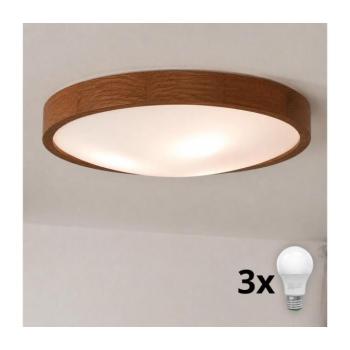 BRILAGI - LED mennyezeti lámpa CARVALHO SLIM 3xE27/15W/230V tölgy-cseresznye átm. 47 cm 8590828607151 kép