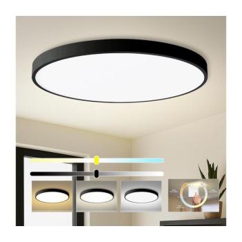 BRILAGI- LED mennyezeti lámpatest POOL LED/180W/230V 3000/4000/6000K átm. 120 cm fekete BRI434 kép