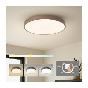 BRILAGI - LED mennyezeti lámpatest POOL LED/60W/230V 3000/4000/6000K 50 cm barna BRI696 kép