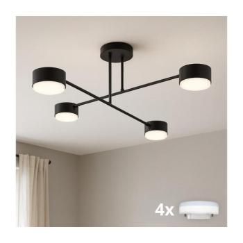 BRILAGI - LED RGB dimmelhető felületre szerelhető csillár MONO 4xGX53/14W/230V Wi‑Fi Tuya fekete BG4575+4xIM1489 kép