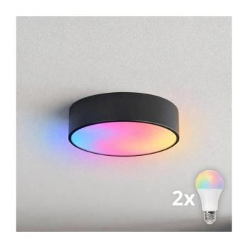 BRILAGI - LED RGBW dimmelhető mennyezeti lámpatest CLARE 2xE27/12W/230V Wi‑Fi fekete BG0568+2xAI0819 kép