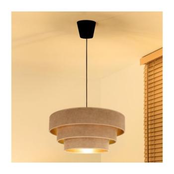 BRILAGI - LUNETA függeszték kábellel 1xE27/60W/230V, átm. 40 cm, bézs/arany 8590828052142 kép