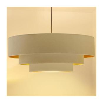 BRILAGI - LUNETA kábeles csillár 3xE27/60W/230V, átm. 80 cm, krém/arany 8590828052128 kép