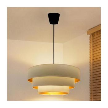 BRILAGI - LUNETA kábelre függesztett csillár 1xE27/60W/230V Ø 40 cm krémszínű/arany 8590828052104 kép