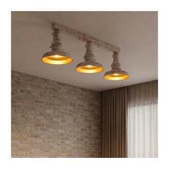 BRILAGI - Mennyezeti lámpa PYRONIC 3xE27/40W/230V krémszínű/patina 892OPV2702 kép