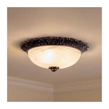 BRILAGI - Mennyezeti lámpatest FRESCO 2xE27/40W/230V átm. 30 cm bronz BRSX6089/2C/M kép