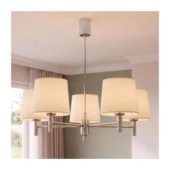 BRILAGI - MONTE rúddal szerelt csillár 5xE27/60W/230V krémszínű/fényes króm 8590828053484 kép