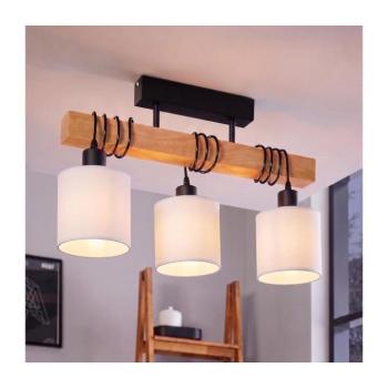 BRILAGI - NUBILA felületre szerelhető csillár 3xE27/60W/230V fenyő/fehér 1xEG780168+3xBG1586 kép