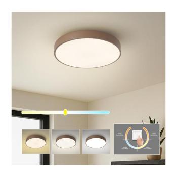 BRILAGI - POOL LED mennyezeti lámpatest 36W/230V 3000/4000/6000K 30 cm barna BRI680 kép