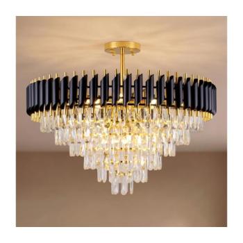 BRILAGI - Ráépített csillár ECLIPSE 12xE14/10W/230V Ø 78 cm arany/fekete BG70278 kép