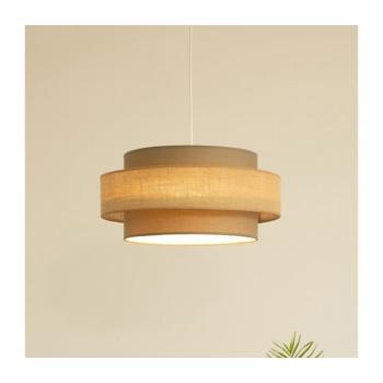 BRILAGI - RESNA kábeles függőlámpa 1xE27/60W/230V Ø 40 cm barna/bézs H0369 kép