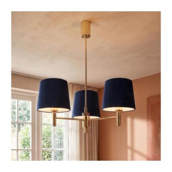 BRILAGI - Rúdra szerelt csillár MONTE 3xE27/60W/230V kék/arany 8590828053415 kép