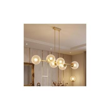 BRILAGI - STELLA kábelcsillár 6xE27/60W/230V bézs/arany 85-025B kép