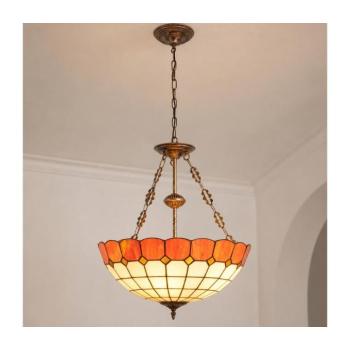 BRILAGI - Tiffany vitrázs csillár láncon SIENNA 3xE27/60W/230V átm. 50 cm BRP-8008B kép