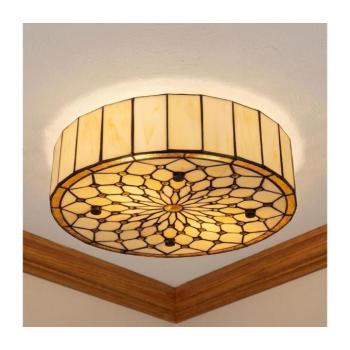 BRILAGI - Tiffany vitrázs mennyezeti lámpa IVORY 2xE27/60W/230V átm. 40 cm BRC-12016A kép