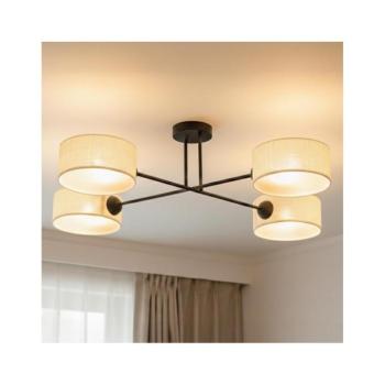 BRILAGI - VIRGO felületre szerelt csillár 4xE14/40W/230V krémszínű/fekete H0336 kép