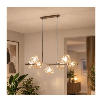 BRILAGI - VULCANO kábelen függesztett csillár 7xG9/8W/230V bronz/füstös bézs 11620 kép
