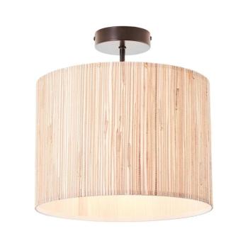 Brilliant - WIMEA mennyezeti lámpa 1xE27/52W/230V Ø 30 cm, fekete/bézs 99488/76 kép