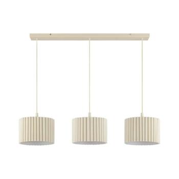 Brilliant - Zsinóros csillár VELIN 3xE27/20W/230V krémszínű 51472/09 kép