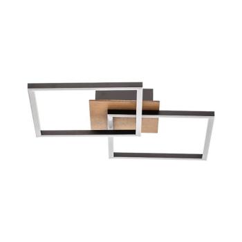 Briloner 3210-014 - LED Dimmelhető mennyezeti lámpa FRAME 2xLED/11W/230V barna 3210-014 kép