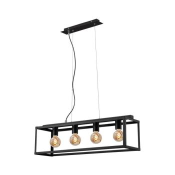 Briloner - Csillár zsinóron BLACK STEEL 4xE27/40W/230V 4020-045 kép