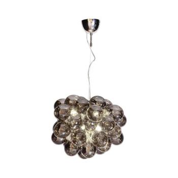 ByRydens 4200440-4505 - Csillár zsinóron GROSS 8xG9/4W/230V füstös/fekete 4200440-4505 kép