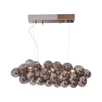 ByRydens 4200880-4505 - Csillár zsinóron GROSS BAR 8xG9/5W/230V füstös/fekete 4200880-4505 kép