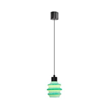 CACTUS kábeles csillár LED/3W/230V 3000K fekete/zöld 414LRC1979 kép