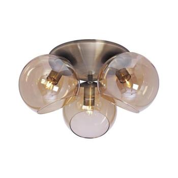 Cottex P2423AA - CAPELLA mennyezeti lámpatest 3xE14/40W/230V, átmérő 37 cm, füstszínű/barna P2423AA kép