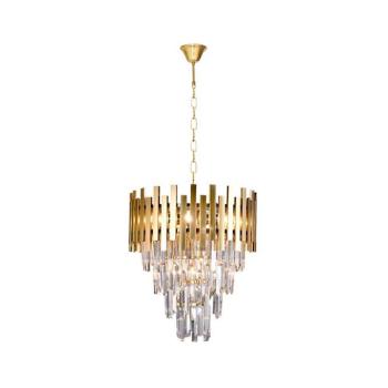 Csillár láncon ASPEN GOLD 9xE14/40W/230V ML6000 kép