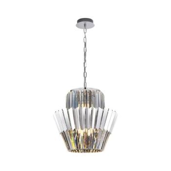 Csillár láncon DONNA 9xE14/40W/230V átm. 45 cm matt króm ML0414 kép