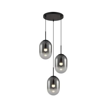 Csillár zsinóron ALIAS 3xE14/40W/230V fekete/szürke ML0320 kép