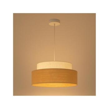 Csillár zsinóron BOHO 1xE27/60W/230V átm. 40 cm krémes/bézs 0678 kép