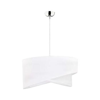 - Csillár zsinóron CELLO 1xE27/40W/230V átm. 45 cm fehér/ezüst 8333 kép