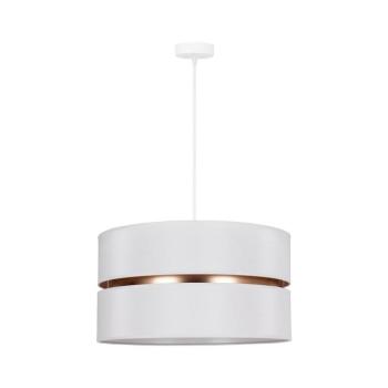 - Csillár zsinóron DUO 1xE27/15W/230V átm. 40 cm fehér/arany 600262 kép