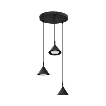 Csillár zsinóron ETNA 3xGX53/10W/230V fekete W-KD 1920/3 BK-B kép