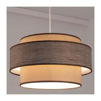 Csillár zsinóron GRACE 1xE27/60W/230V átm. 40 cm bézs/barna 0668 kép