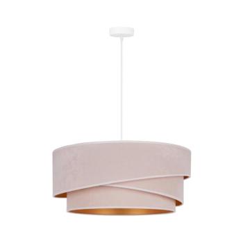 - Csillár zsinóron KOBO 1xE27/15W/230V átm. 45 cm krémes/arany 600156 kép
